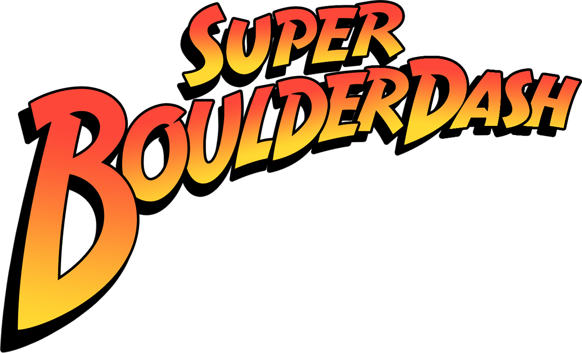 Super Boulder Dash logo for Commodore 64